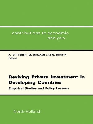 cover image of Reviving Private Investment in Developing Countries